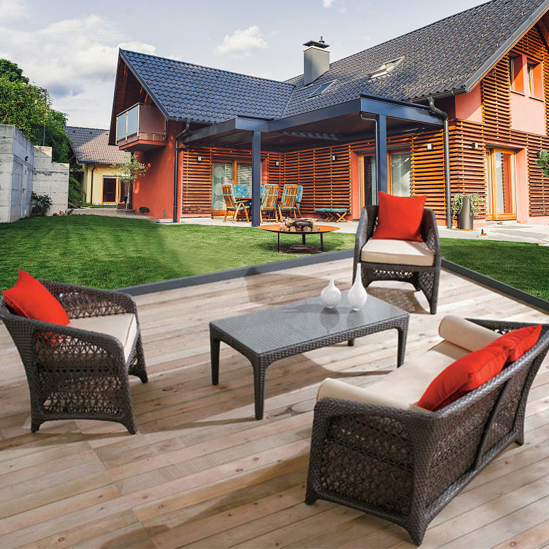 速发台意户外沙发庭院花园露创防晒防水藤沙沙发民宿休闲室外藤编,住宅家具,户外沙发,淘宝优惠券,粉丝福利购,淘宝优惠卷