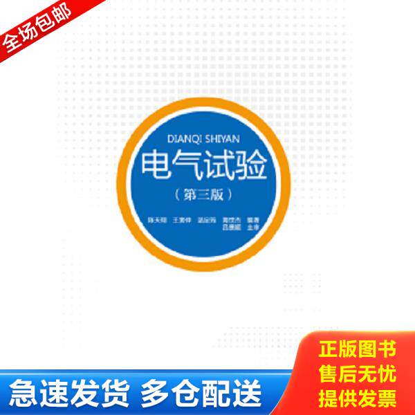 正版库存书9787512381032 电气试验 陈天翔,王寅仲,温定筠,海世杰编著 中国电力出版社