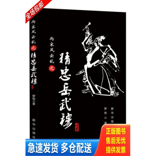 正版库存书两宋风云乱之精忠岳武穆 9787516609897 罗俊 新华出版社