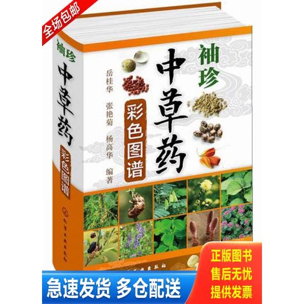正版库存书袖珍中草药彩色图谱 9787122211811 岳桂华,张艳菊,杨高华编著 化学工业出版社