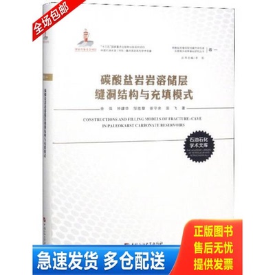 正版库存书 碳酸盐岩岩溶储层缝洞结构与充填模式(卷一)/碳酸盐岩缝洞型油藏开采机理及提高采收率基础研究丛书 9787563658824 金
