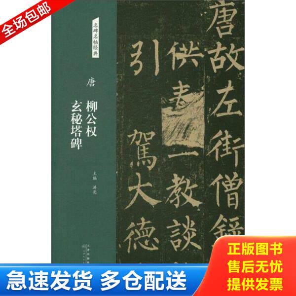 正版库存书9787530588215 唐：柳公权玄秘塔碑/名碑名帖经典 洪亮编 天津人民美术出版社