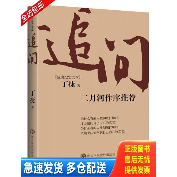 正版库存书追问 9787503560620 丁捷著 中共中央党校出版社 - 实物图