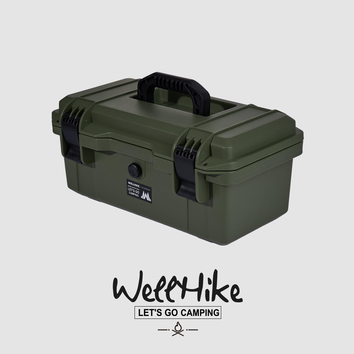 WELLHIKE户外战术工具箱 露营防水收纳摄影器材五金钓鱼手提画盒