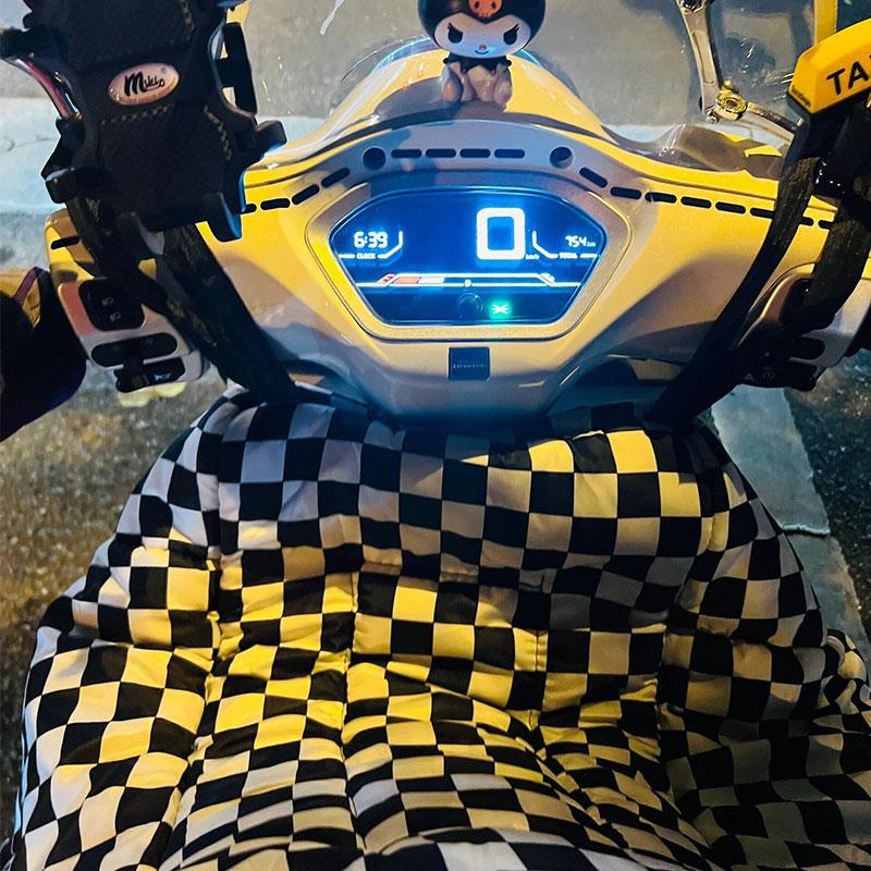 踏板摩托车挡风被冬季加绒加厚分体式电动车电瓶车保暖神器NS125