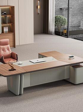 板桌总裁桌高档大气办公代桌椅经组合老简约现总理大班台办公家具