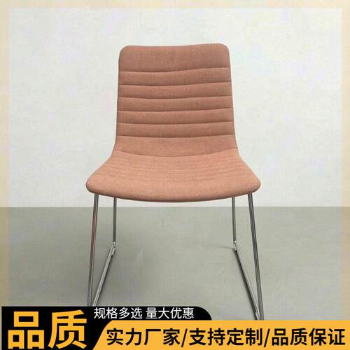 塑钢子椅北食欧塑料书房围椅榉木脚餐凳咖啡厅甜品店快584餐堂餐
