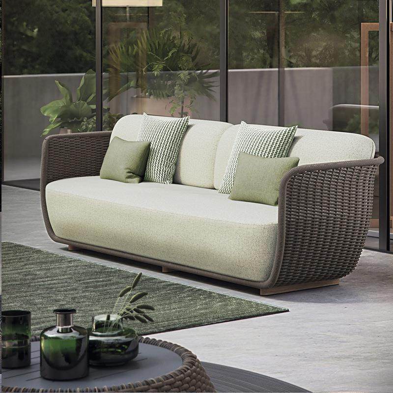 跨境定户外沙发庭院台休闲室外藤编沙发防水制防晒户外花996园家,住宅家具,户外沙发,淘宝优惠券,粉丝福利购,淘宝优惠卷