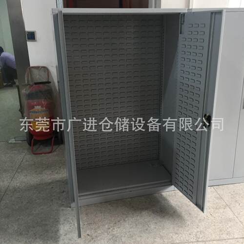 厂家供应双门带方孔叶挂板gj-cwg厚储物柜 百铁皮双开开加门工具