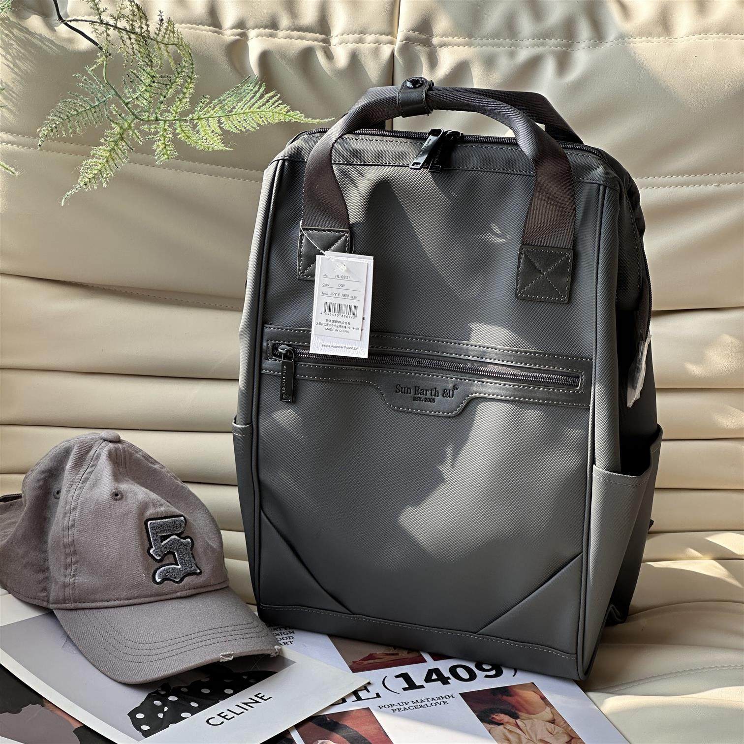 日本SunEarthu防水双肩包男女大容量商务电脑包旅行背包书包,箱包皮具/热销女包/男包,双肩背包,淘宝优惠券,粉丝福利购,淘宝优惠卷