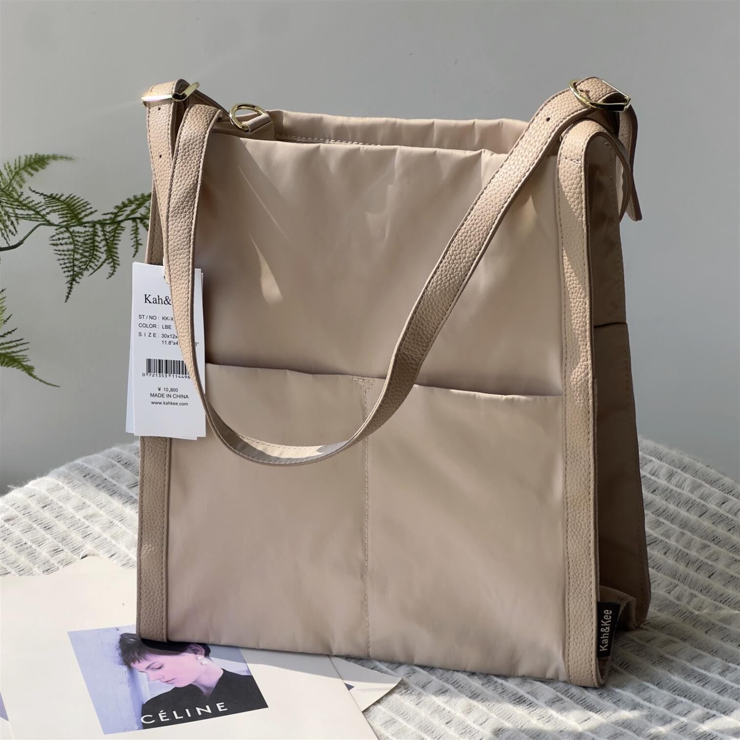 日本乐天单肩包新款斜挎包大容量手提超轻女包包防水妈咪包