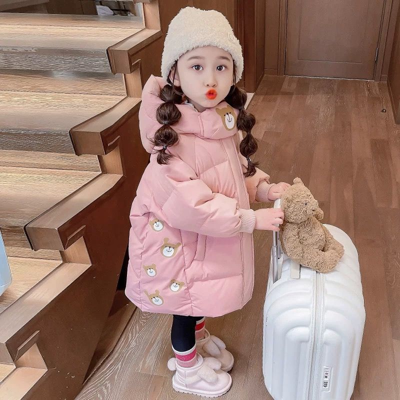 2025新款儿童羽绒服中长款男女童加厚保暖超厚冬季小女孩外套新款