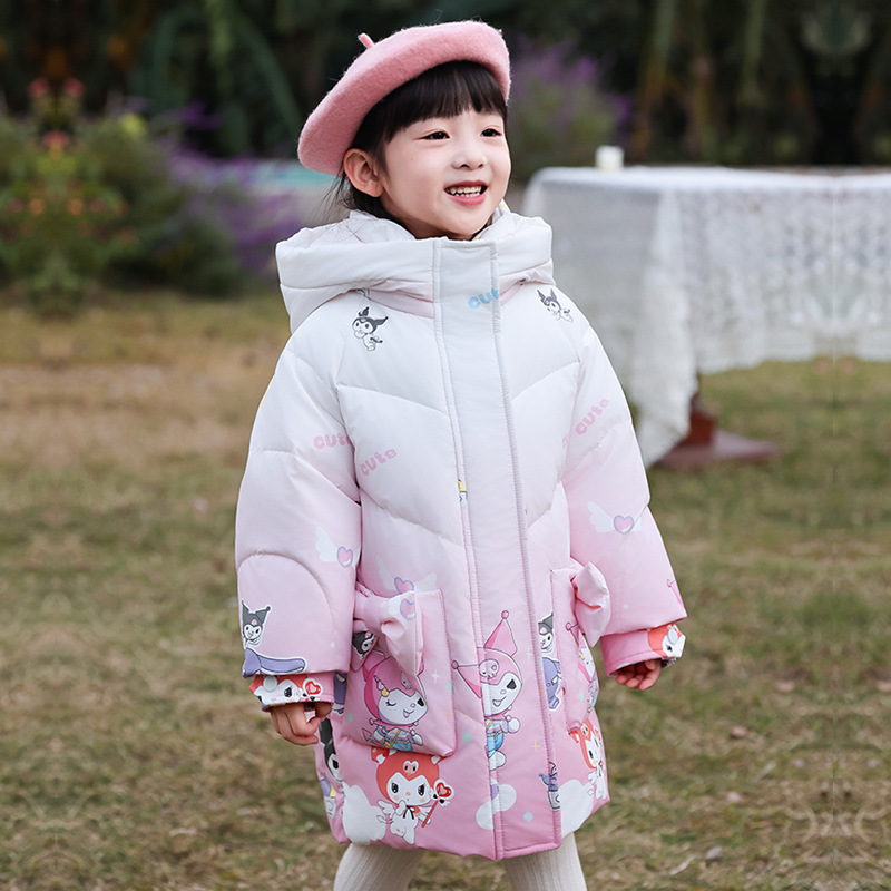 加厚女2025新款新款女童羽绒服
