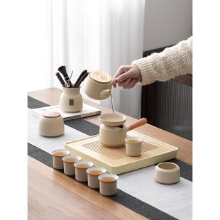 整套茶具家用办EDG公室日式 功夫茶具套档装 极轻高奢陶瓷简茶壶茶
