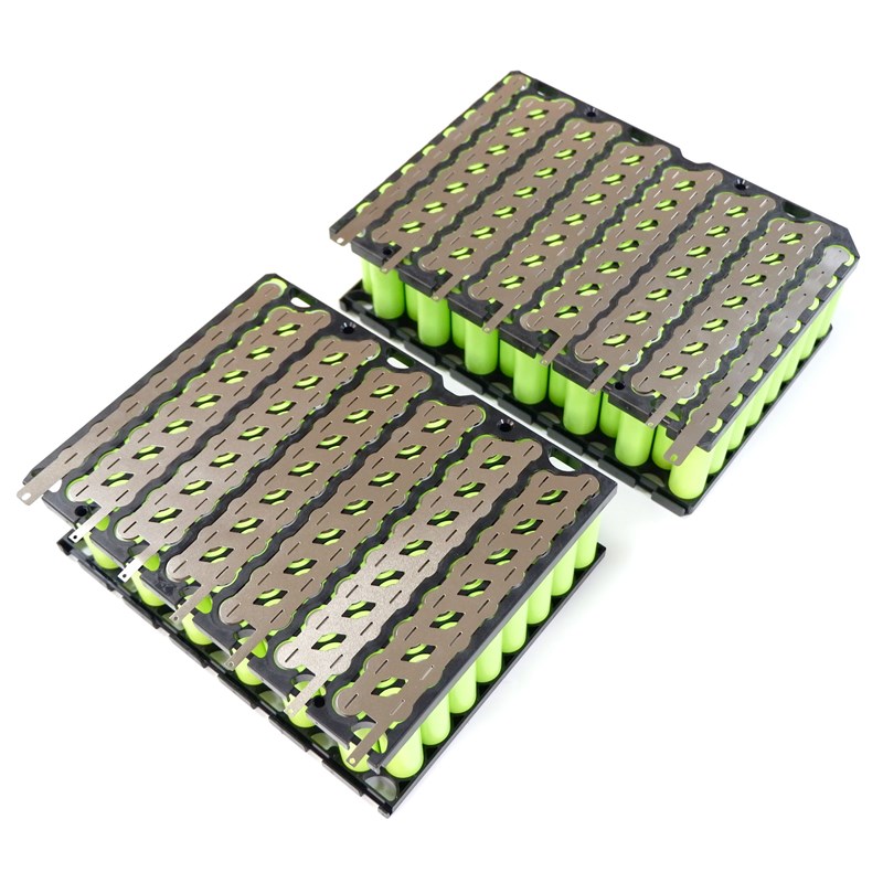 18650锂电池蜂窝形状支架+镍片5并6并8并13串14串48V10Ah-20Ah