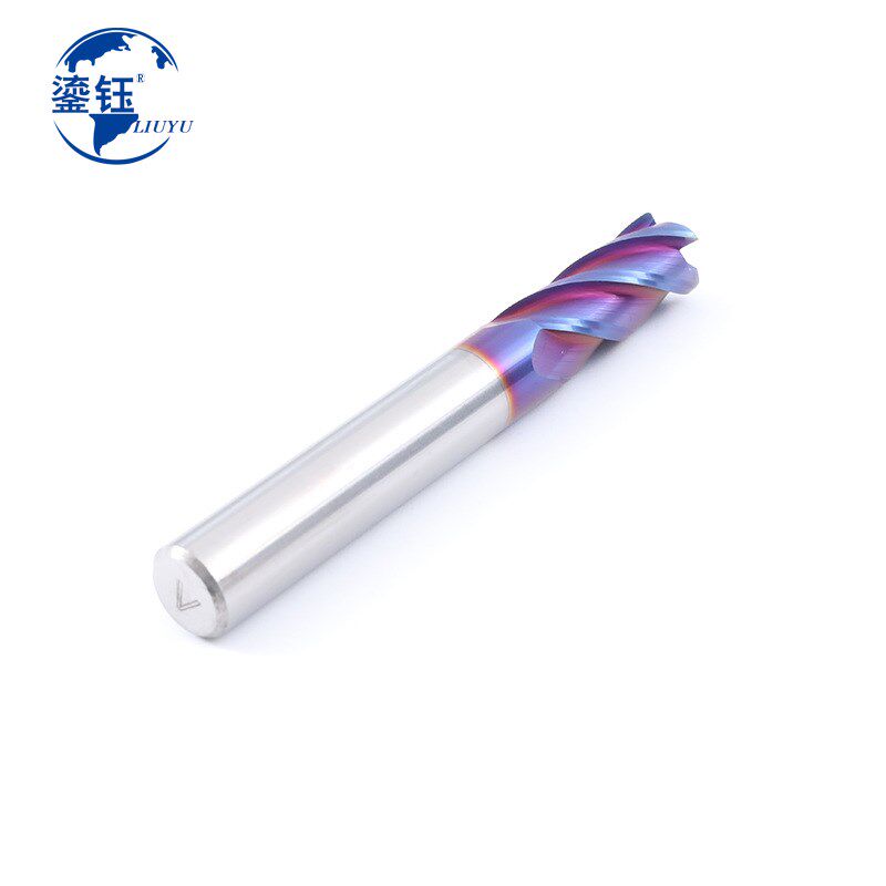 70度钨钢铣刀 超硬/淬火件圆鼻刀 硬质合金CNTC数控涂层牛鼻刀