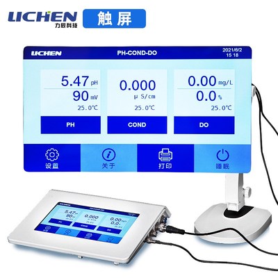 力辰科技实验室PH计电导率仪溶解氧仪LC-MP-43T触摸屏台式三合一
