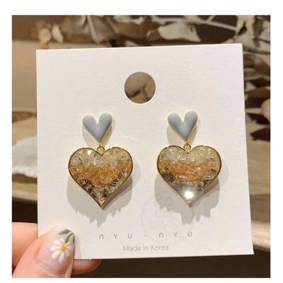 现货~Miority Crystal Love rrigs temperat persoality fash