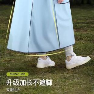 全身防水初中小学生上学专用自行车雨披 德国GB儿童雨衣男女童长款