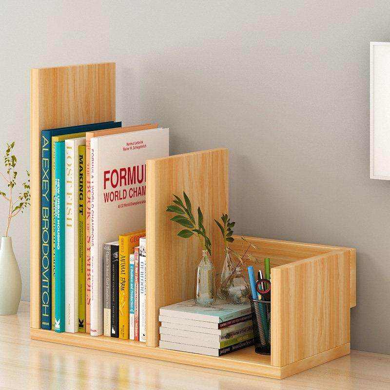 小型新款铮舍书桌上教室书柜简易创意桌面多层功能学生用置放床头