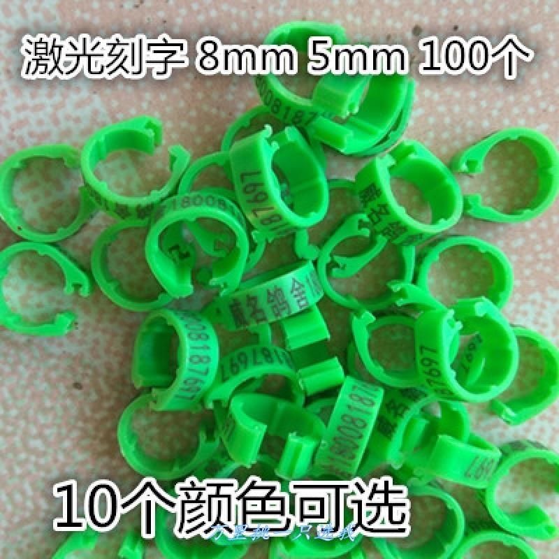 速发家赛鸽记环窝足环塑料电别脚号鸽子识子子环信鸽卡环环肉鸽