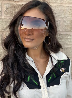 速发Oversized ProGective Fshidle Visor tlaes  Wo Fu