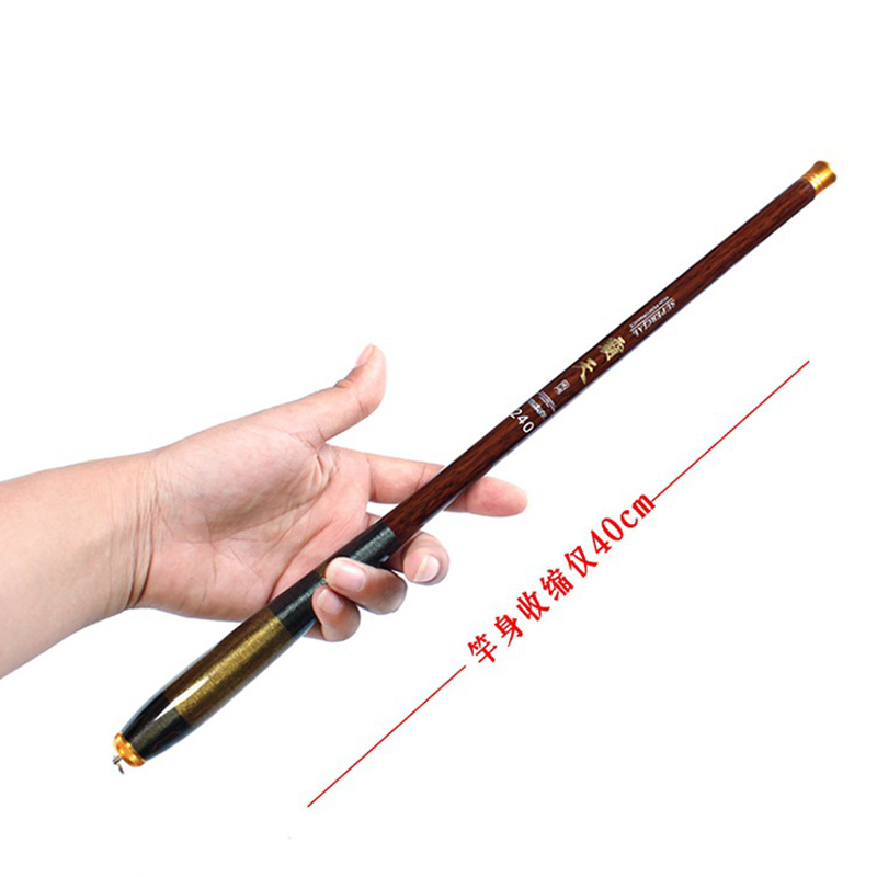 速发短018竿款袖珍钓手竿超2收缩1调碳素超轻超硬溪流新短节