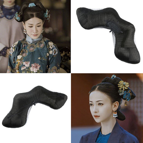 速发复古清朝头妃皇后旗贵多款燕尾包视延禧攻略魏璎珞假发影娴妃