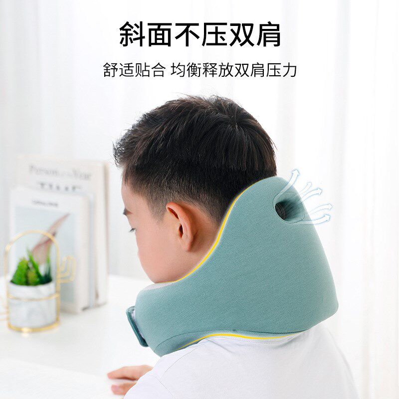 速发车5记忆棉儿童颈枕u形枕旅行汽8头枕小孩护颈脖枕U型枕可批深