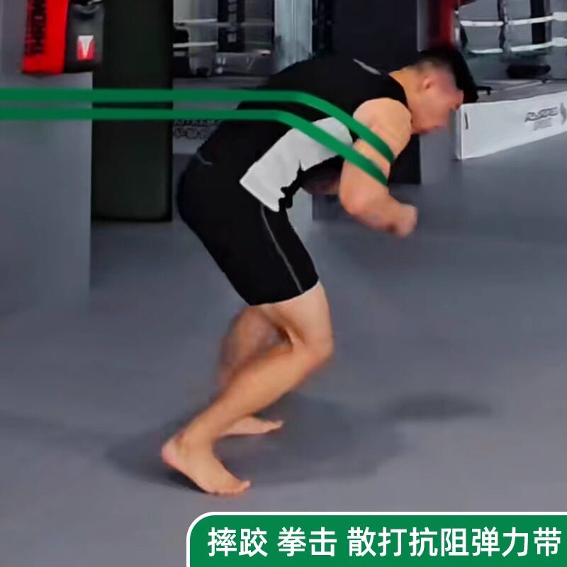速发拳育摔跤力量训练弹力带抗阻手臂阻量速度训练带健身力力圈体