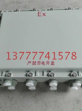 速发防爆控制I50*0400防爆按钮箱配电开关箱铸铝ExdI箱BT6带铰链
