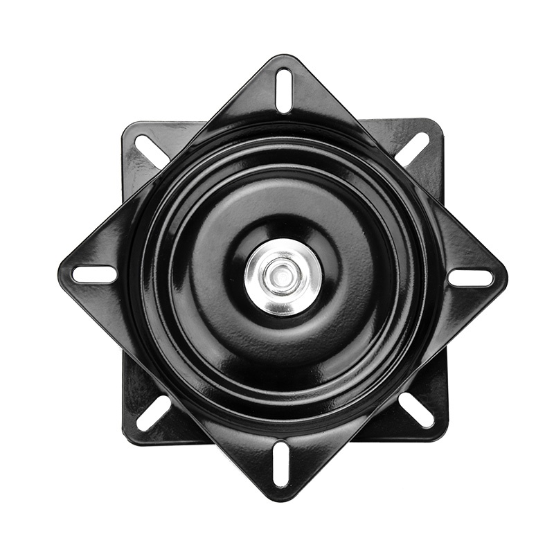 速发12寸满珠加厚向转盘电视旋转台F轴子家具铁转盘沙发底承椅座