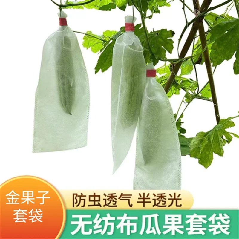 速发苦瓜丝瓜黄瓜青瓜套袋防用袋防虫专水袋子保护套纸袋瓜果蔬菜