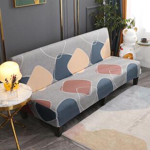 无扶手全包沙发套单双人沙发床折叠两用布套罩简易通用老式沙发罩