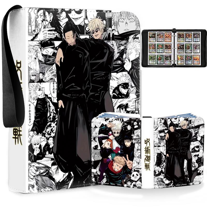 咒术回战卡册大容量卡片收藏册虎杖悠仁五条悟卡牌收纳盒3寸卡包