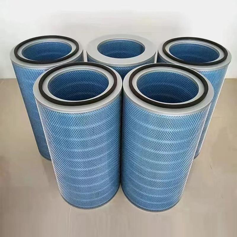 工业六螺杆防静电除尘滤芯碳粉石墨锂电池粉末回收集尘器粉尘滤筒