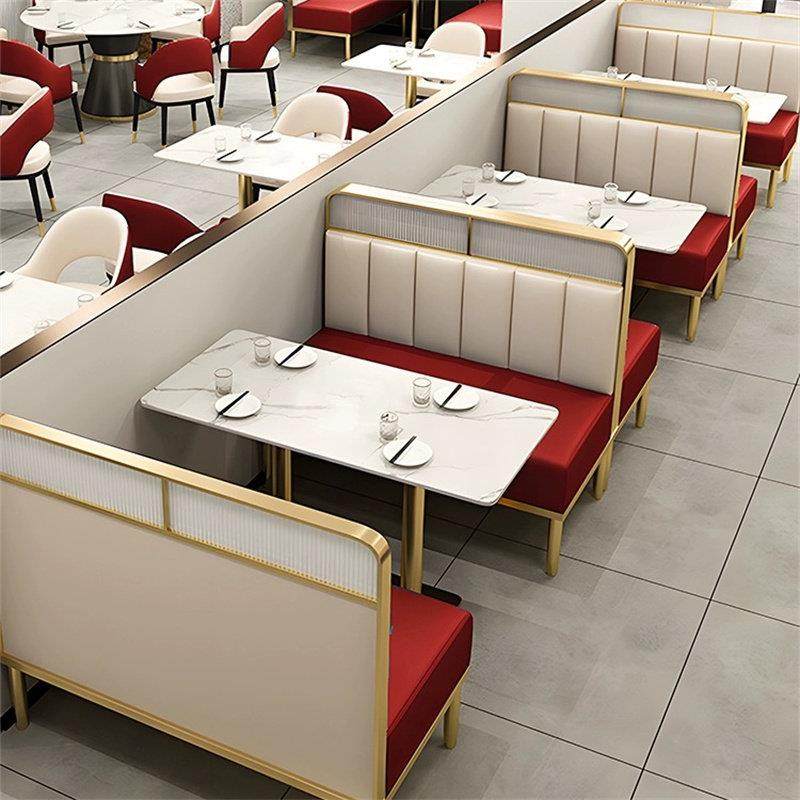 轻奢西餐厅靠墙卡座沙发咖啡厅餐饮饭店桌椅组合商用,商业/办公家具,食堂餐桌椅,淘宝优惠券,粉丝福利购,淘宝优惠卷