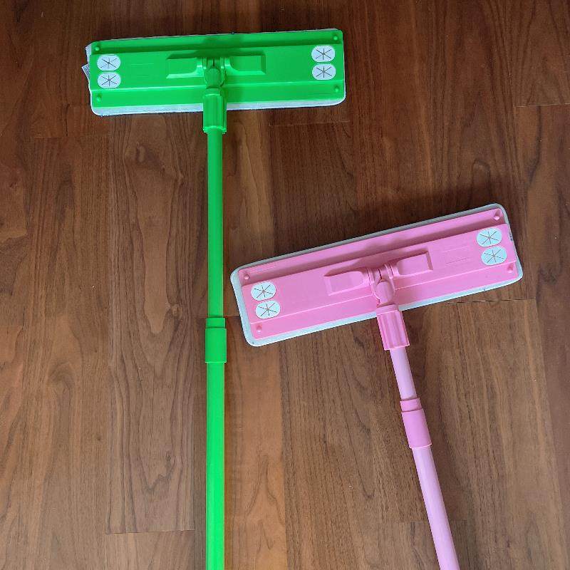 韩国进口 平板 擦地拖把 地板拖布 吸水拖把 旋转拖把 可伸缩