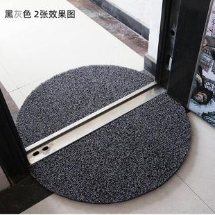 入门地垫入户门加厚蹭脚家用门口脚踩垫丝圈半圆地毯门垫进门垫子