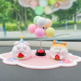 饰小摆件汽车载内装 创意树脂工艺吃瓜群众蛋糕烘培装 饰迷你摆饰品