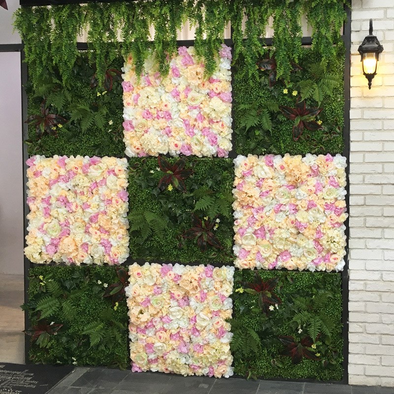 速发花墙花壁花假背景玫瑰墙假花植物墙墙面装饰婚礼影楼布置