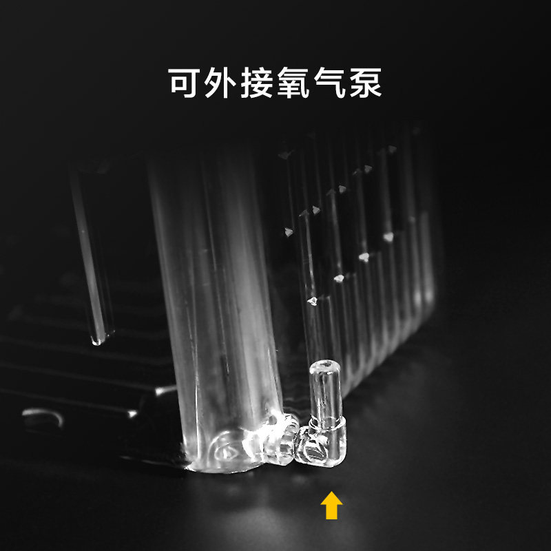 速发气动式孵化盒隔离盒孔雀鱼繁殖盒亚克力增氧小鱼苗幼鱼产房产