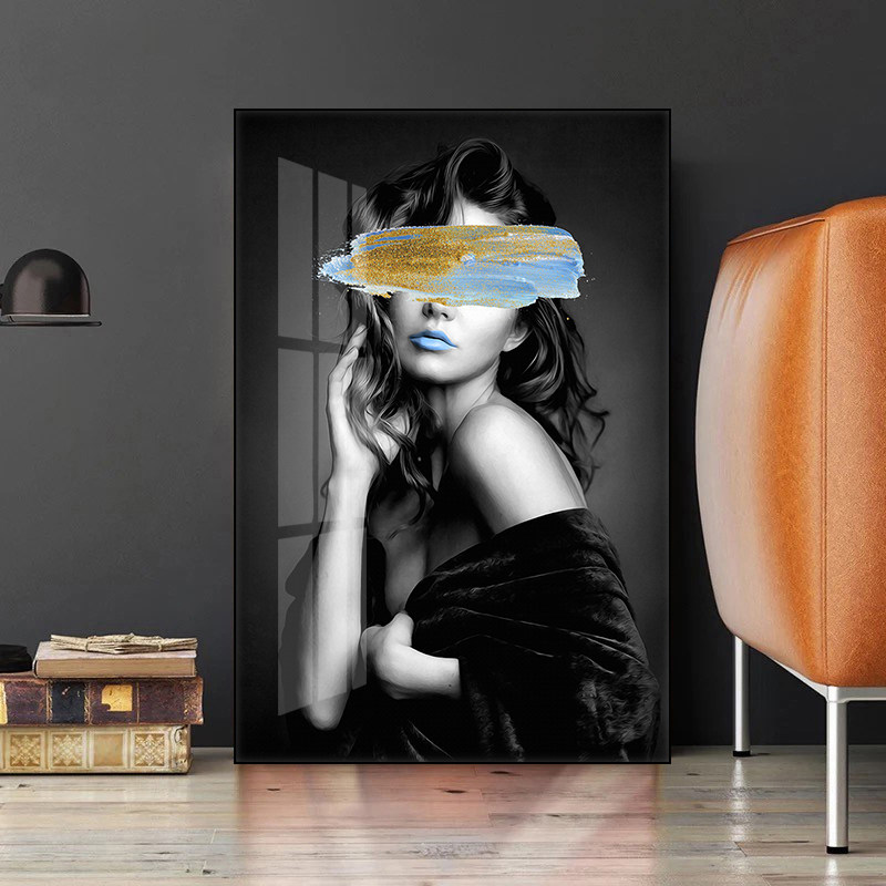 速发时尚轻性室内墙壁挂画后个奢抽象美装饰画设计感艺术软装画