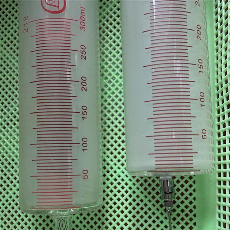 速发玻璃器 玻璃针筒00 大体积00毫升 细口 粗口 锁紧头 包邮