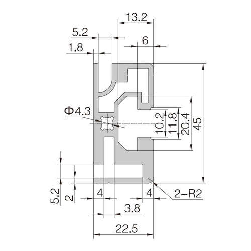 速发铝制品加工工具料车无尘车间工作台铝型材规格机械设备铝型材