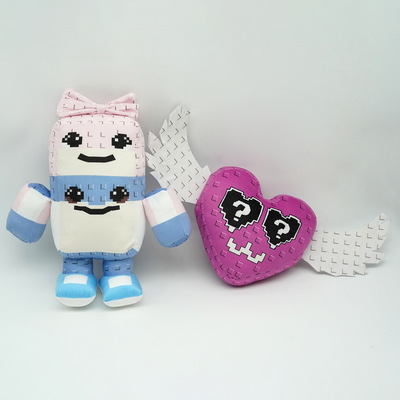 跨境新品steal a brainrot heart lucky plush毛绒玩具抱枕玩偶
