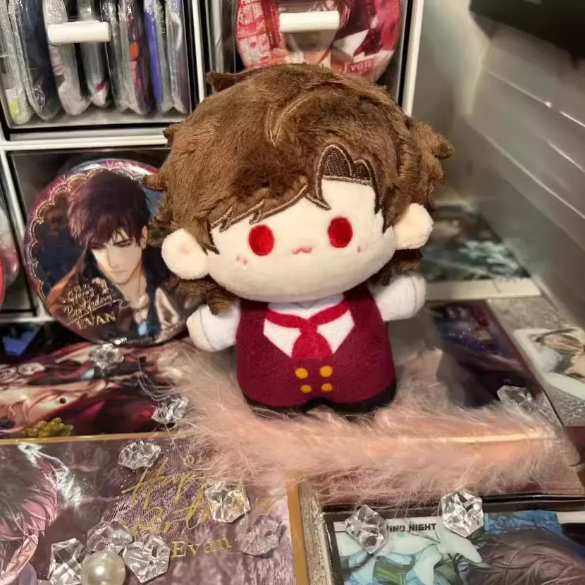 二次元周边棉花娃娃10cm陆沉印刷体玩偶心小挂件光与夜之恋娃