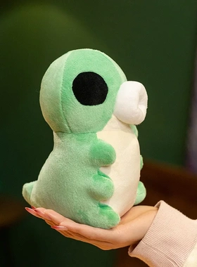 跨境游戏空洞骑士 Hollow Knight绿色虫子玩偶毛绒玩具周边公仔