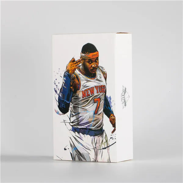 NBA篮球明星 安东尼 7号白衣  Carmelo Anthony 1/9可动 手办模型