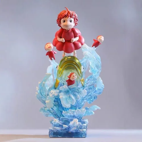 新品 神隐波妞  可发光场景 盒装动漫 手办 模型雕像 桌面摆件